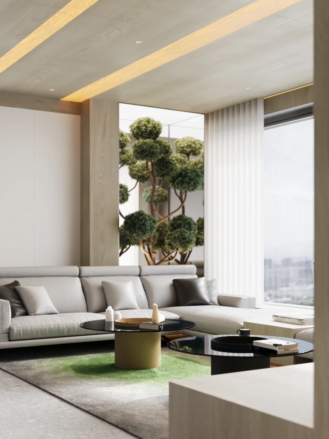 没有父母干涉的装修，大落地窗看景值得！