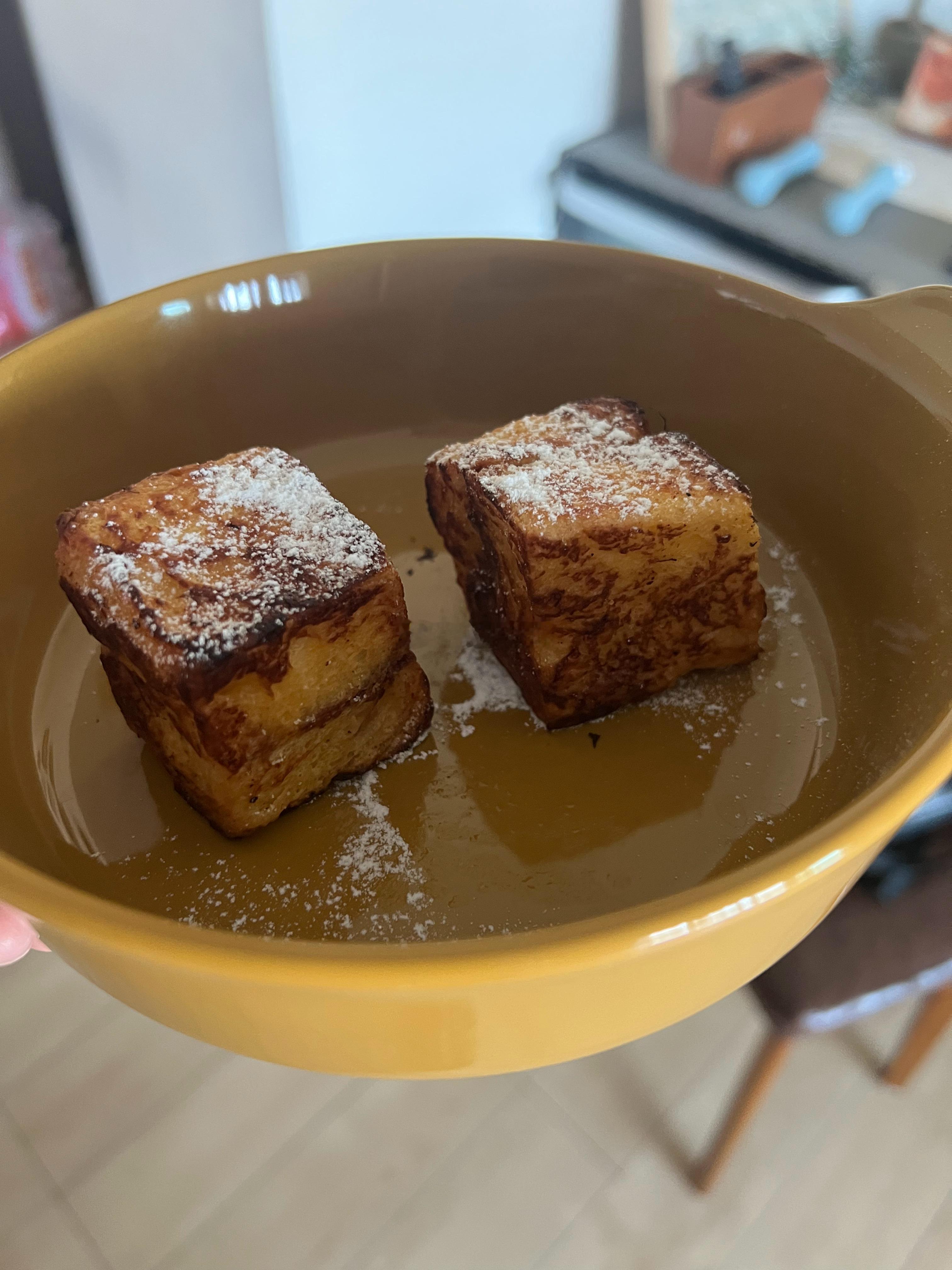 不可辜负的美食小加食谱 那天我看一饭封神里面有一个西多士看上去好诱人早上我做了一