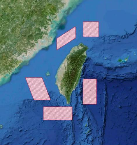 台湾岛一圈全是解放军，舰机多向突破台岛12海里，台当局雷达上满屏飞机，军舰将台岛