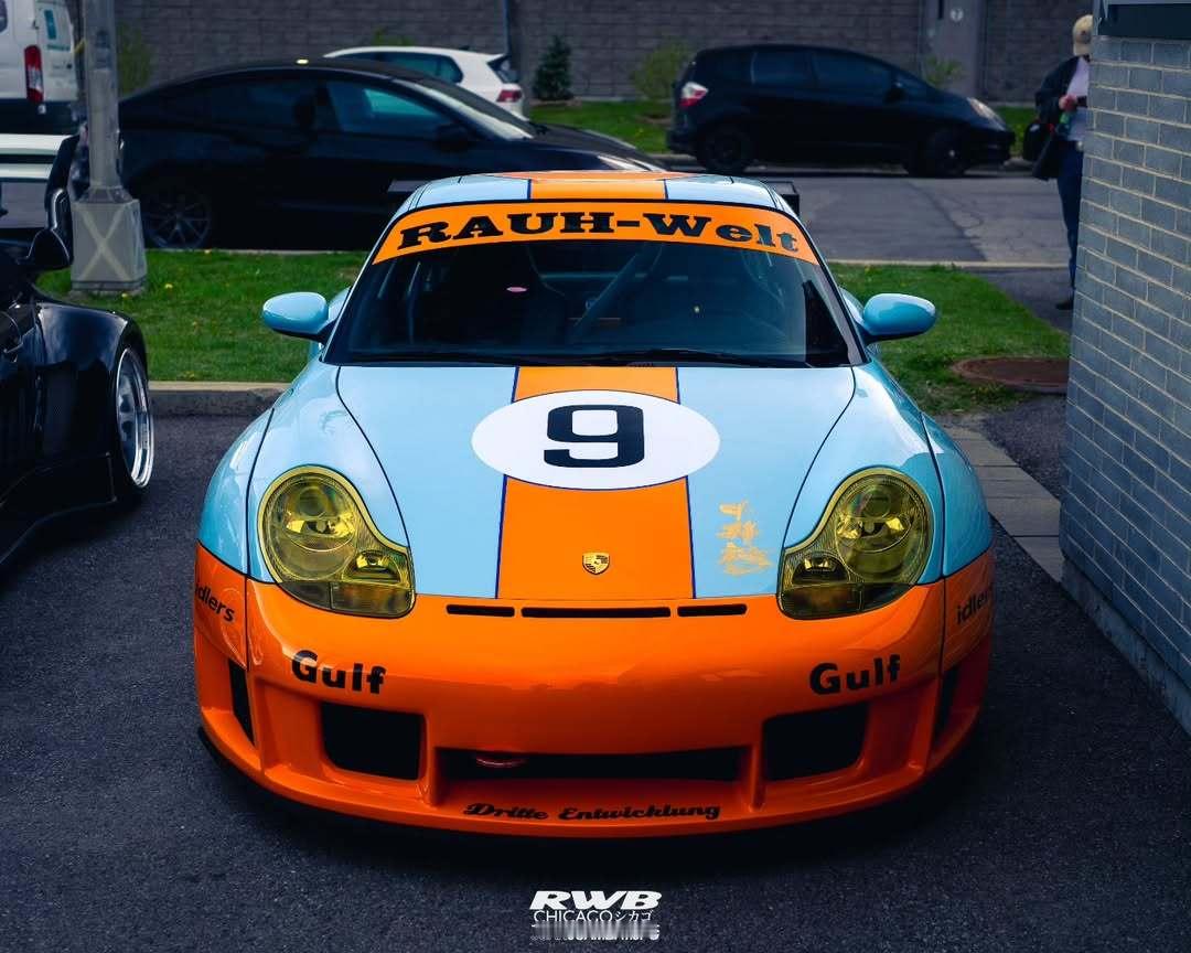 RWB｜Gulf的色彩，RWB的色彩你眼前这台，是一台穿着Gulf战衣的911，