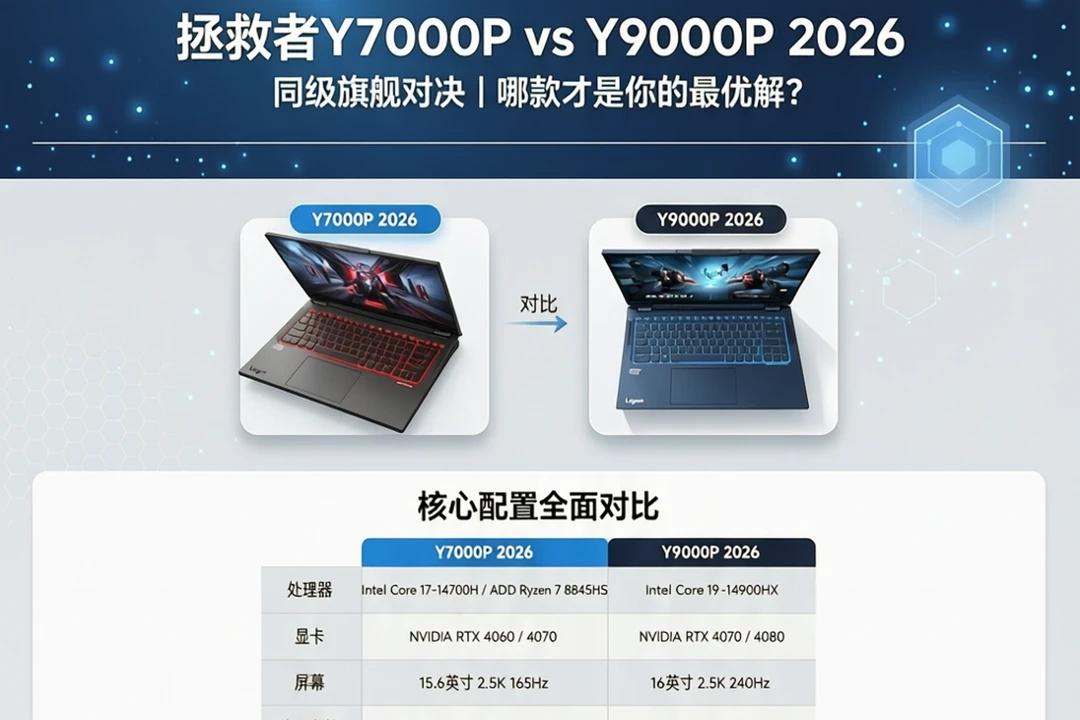 拯救者Y7000P 🆚Y9000P｜别盲目加价买！
纠结拯救者这两款的宝子看这