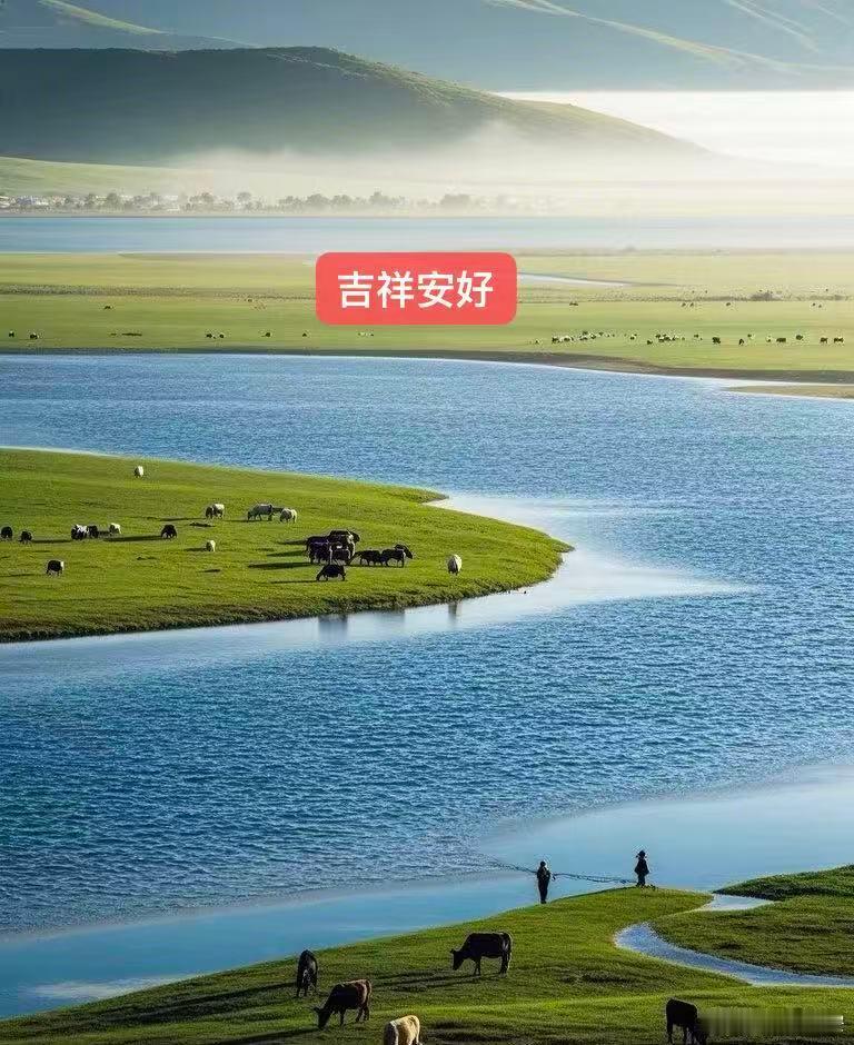 宽窄思语 “水草丰茂处，即是心安处；世事随流水，牵牛且慢行。”人生海海，不必急着