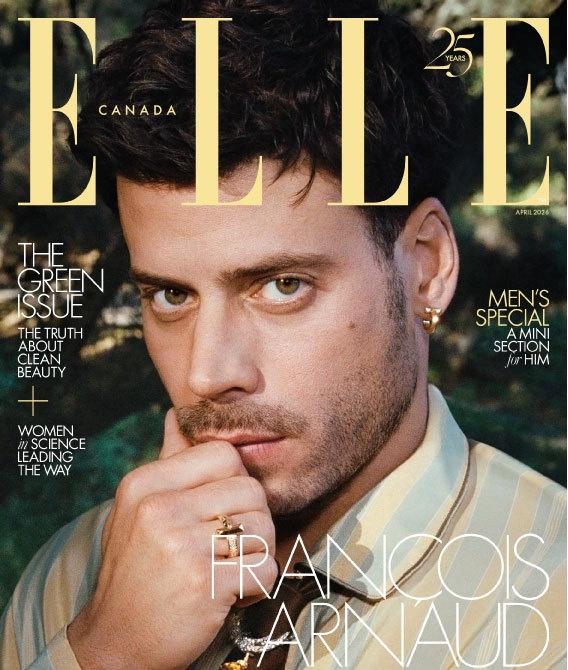 《巅峰对决》主演Francois Arnaud登陆《ELLE》加拿大版，Roya