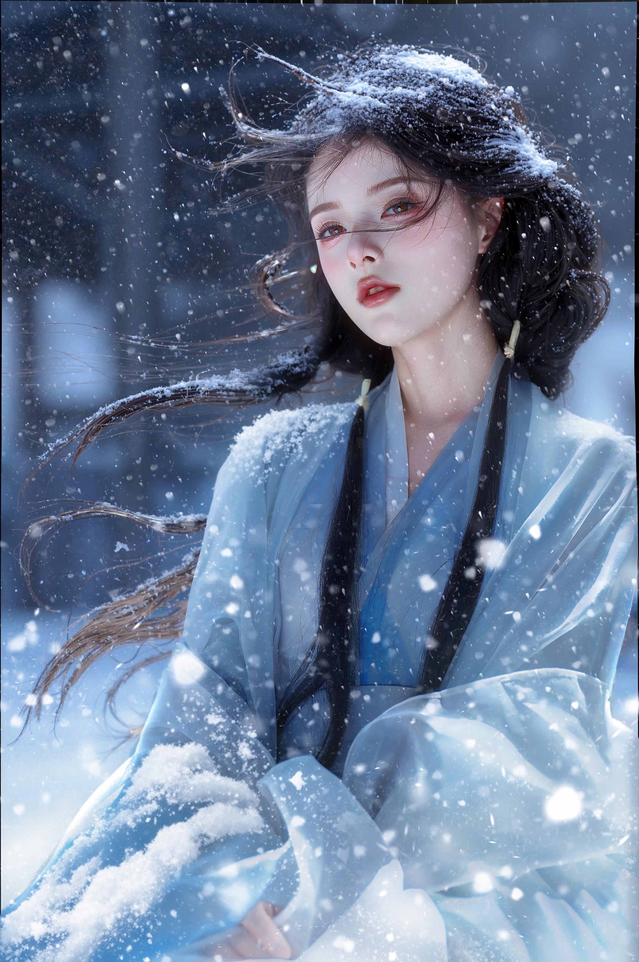 未想知秋，已初雪。长安雪，白了头