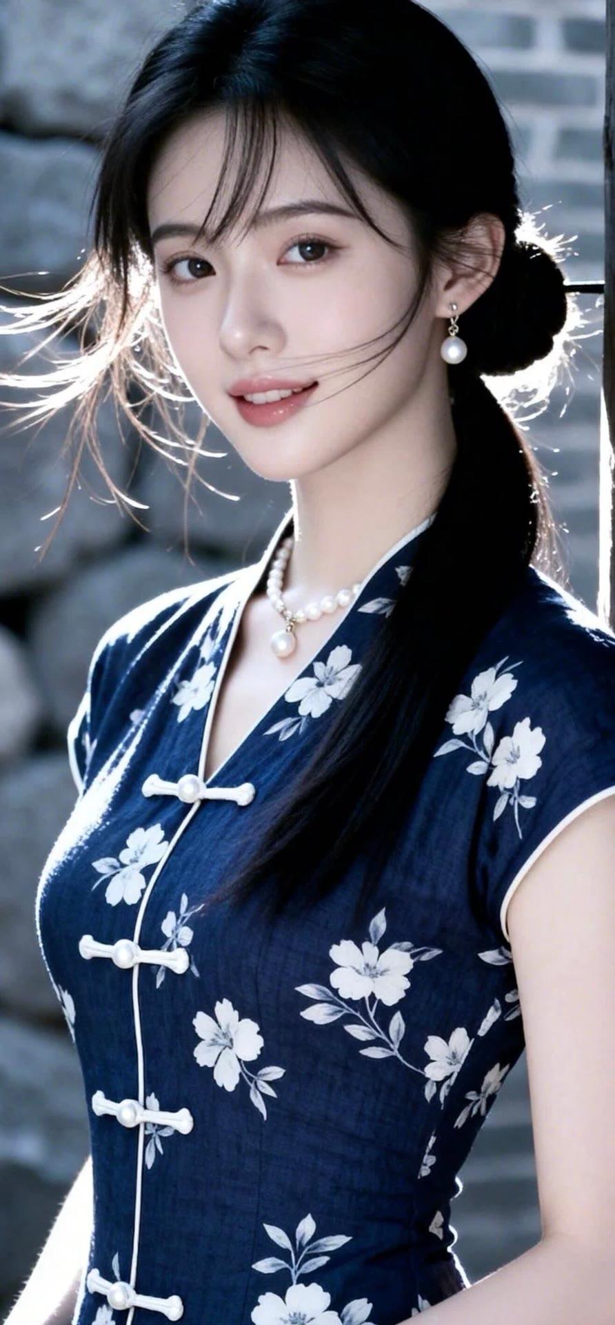优雅旗袍，温婉如玉，岁月静好。