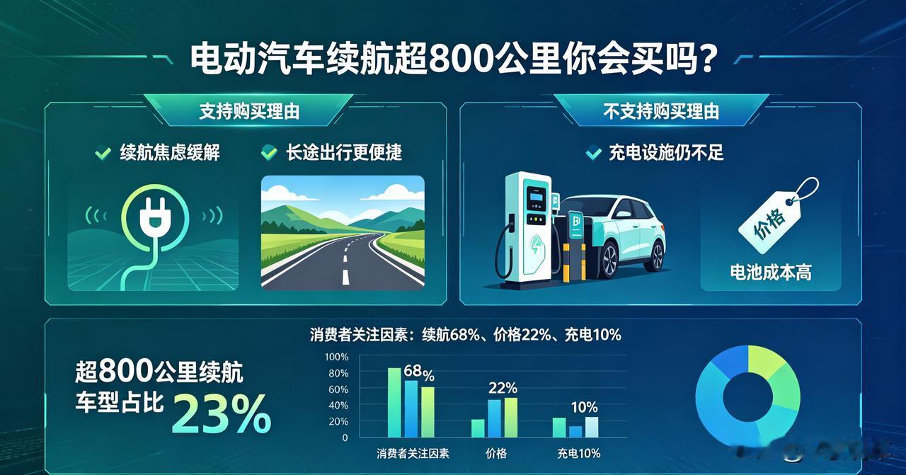 说句实话：续航800公里，对大多数人意义不大。

不是酸，咱们算笔账。普通人一天
