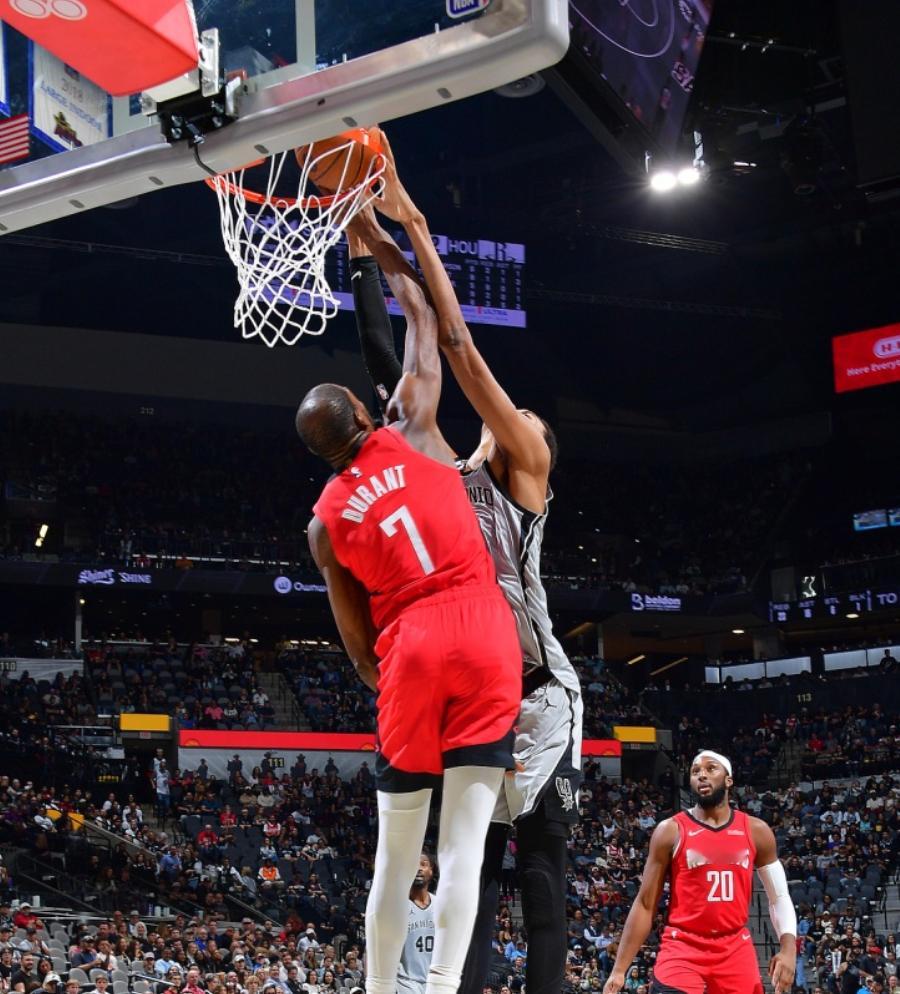 今天，数据媒体Hoop Muse晒出本赛季至今球员限制对方投篮命中率最低的11人