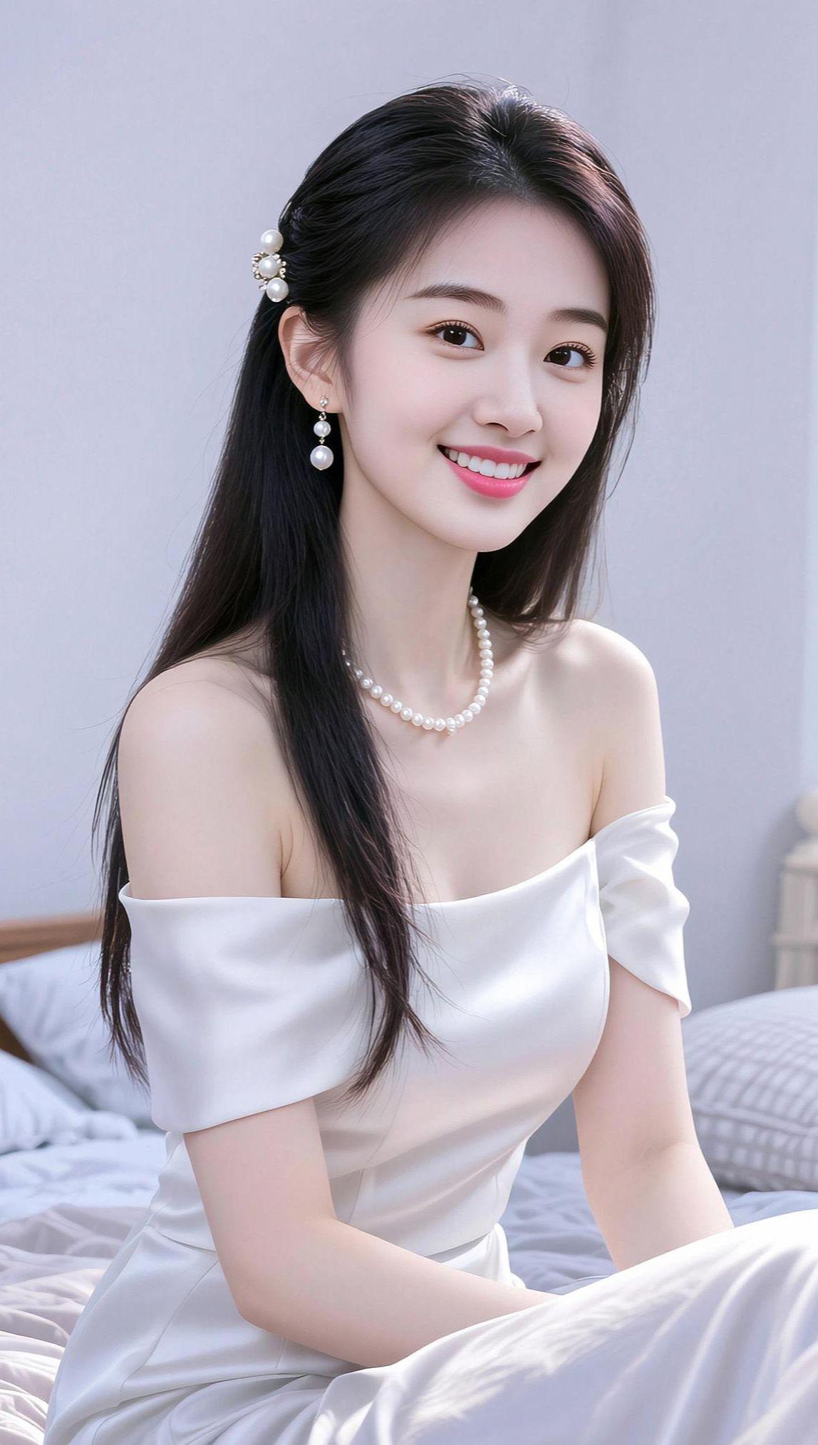 珍珠美人写真 抖音ai创作 高颜值