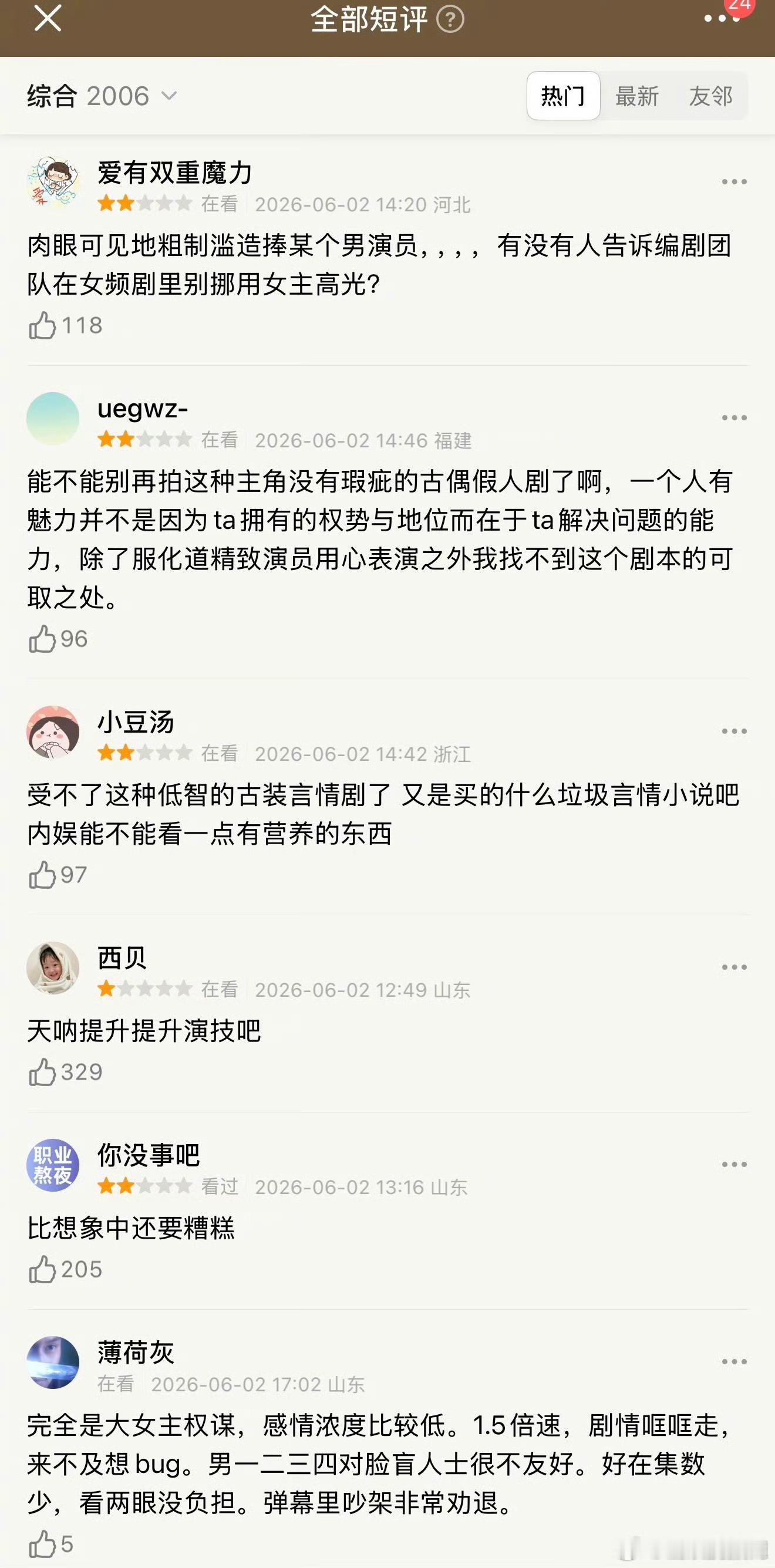 陈都灵、周翊然《翘楚》首播后，豆瓣差评也太多了