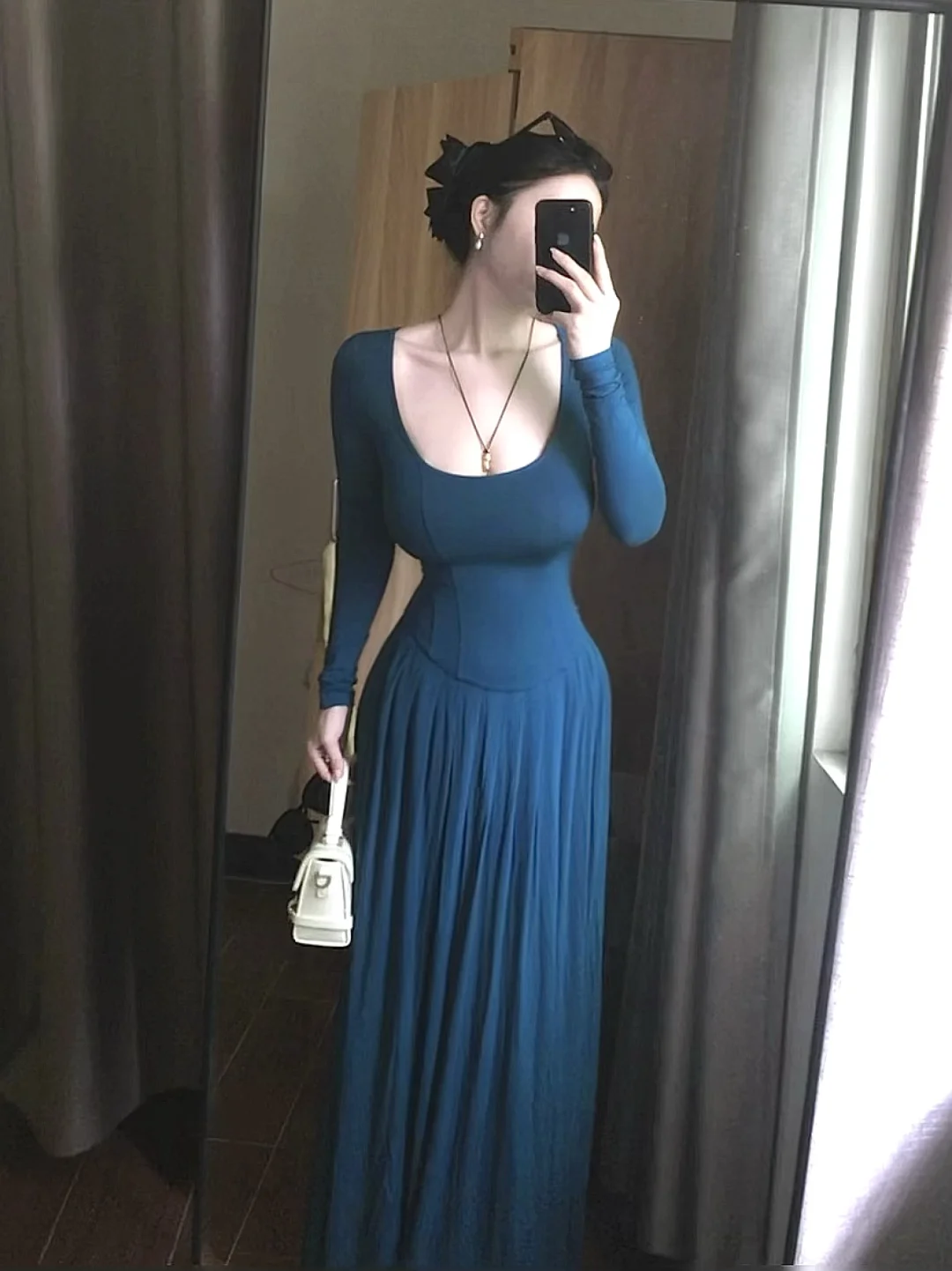 我就说吧！质感显白蓝不会让我失望！