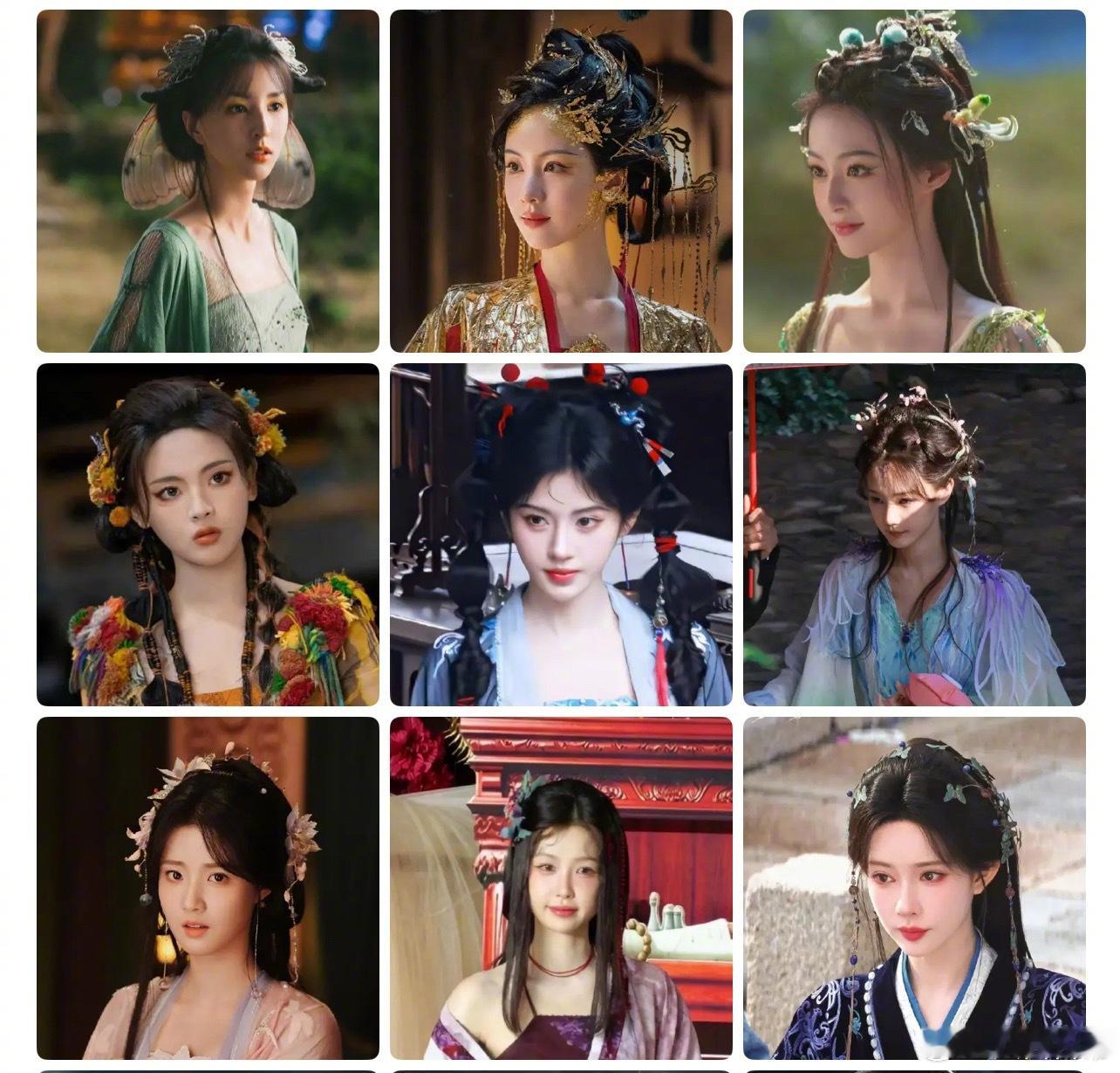 易小雅给女演员做的古装造型，怎么评？易小雅做的女明星古装造型