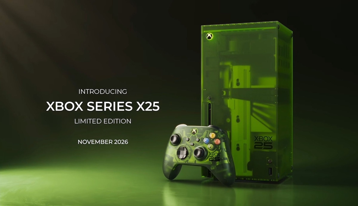 微软发布Xbox Series X25限量版主机纪念Xbox诞生25周年微软宣布