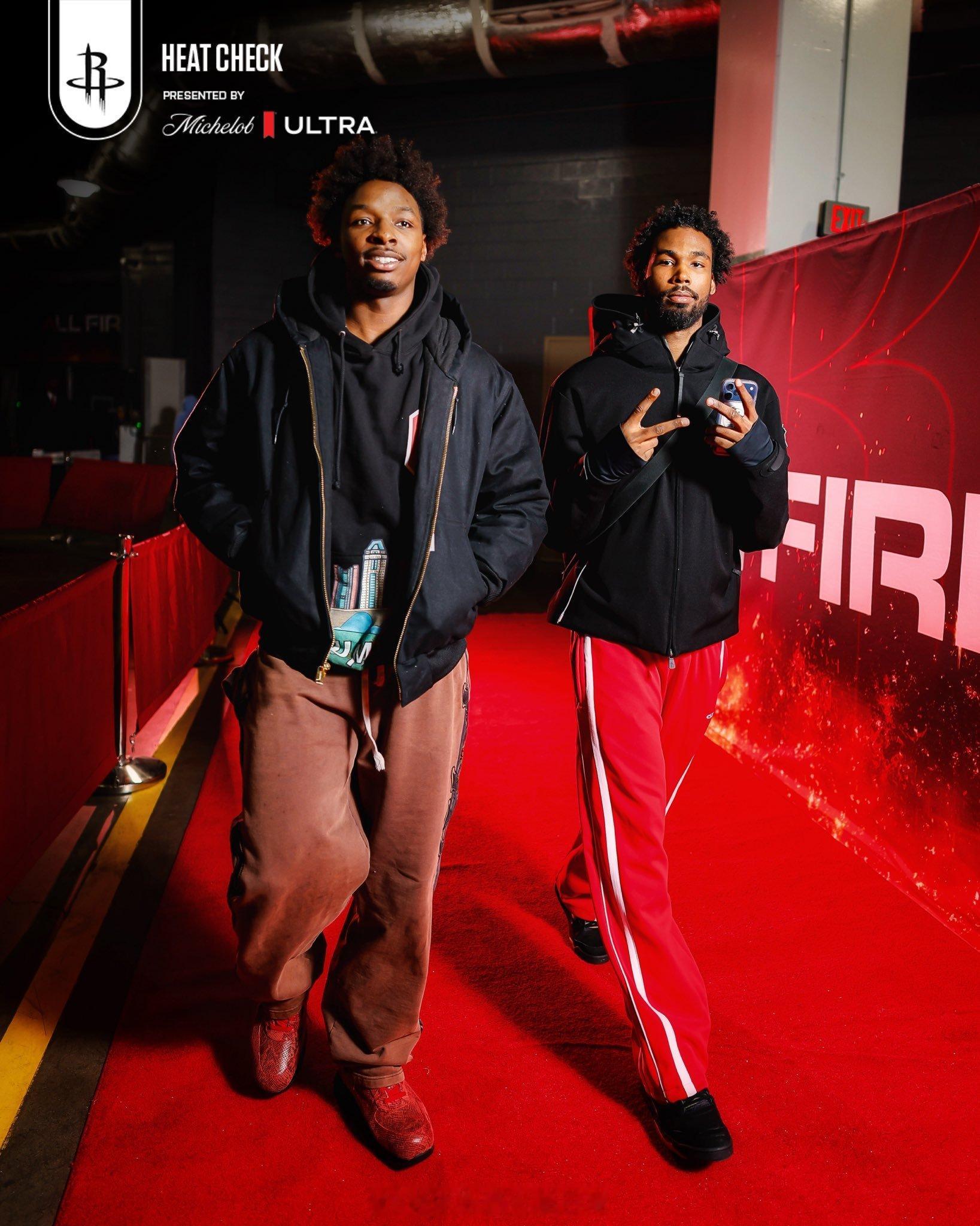 球员今日份OOTD灰熊vs火箭休斯顿火箭NBA吐槽大会