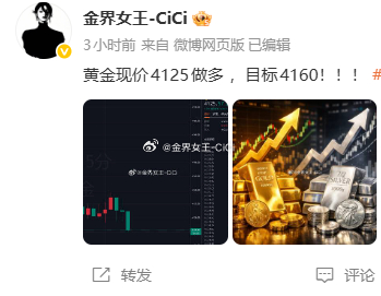 4125的多 行情最高回弹到4128，纯诱多行情 已经在4120止损位置遗憾离场