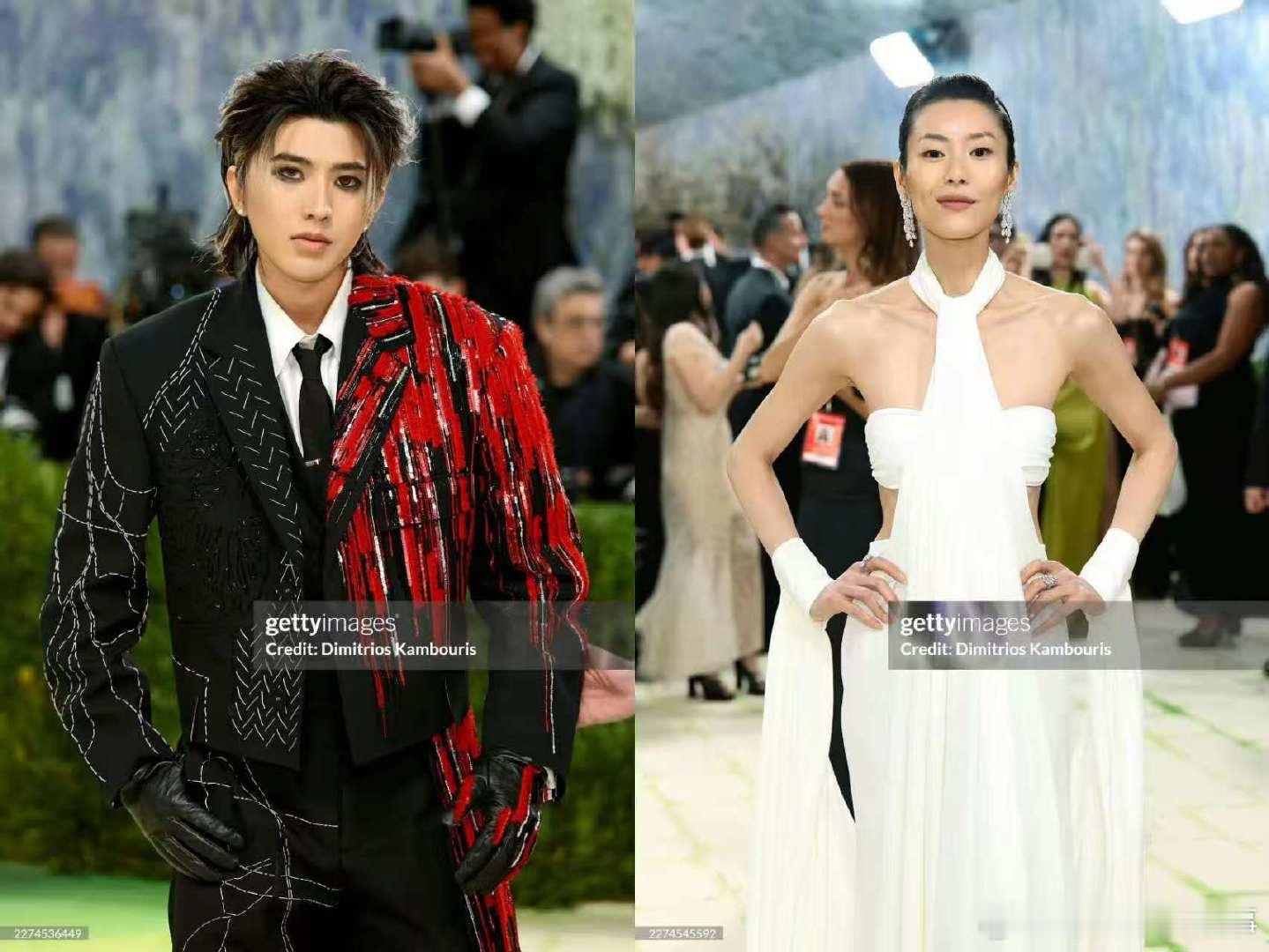 MetGala生图MetGala明星生图  G社生图来了，蔡徐坤、刘雯，BLAC