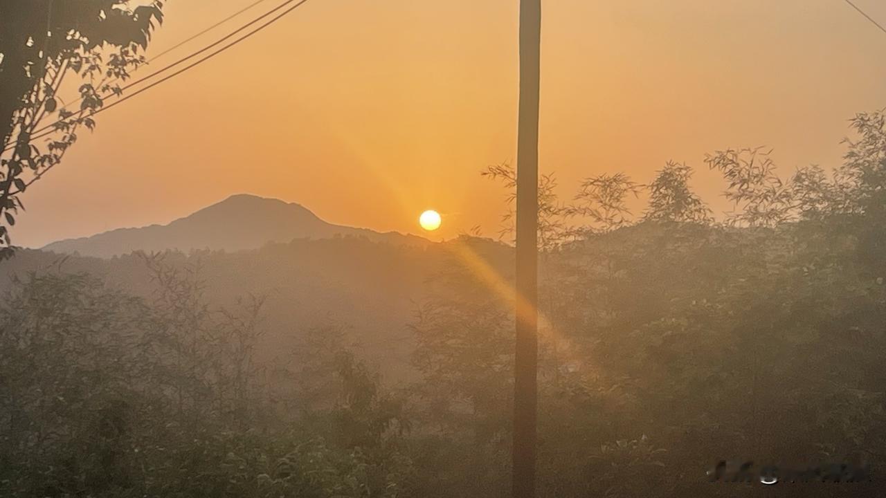 这应该是最美的夕阳吧！