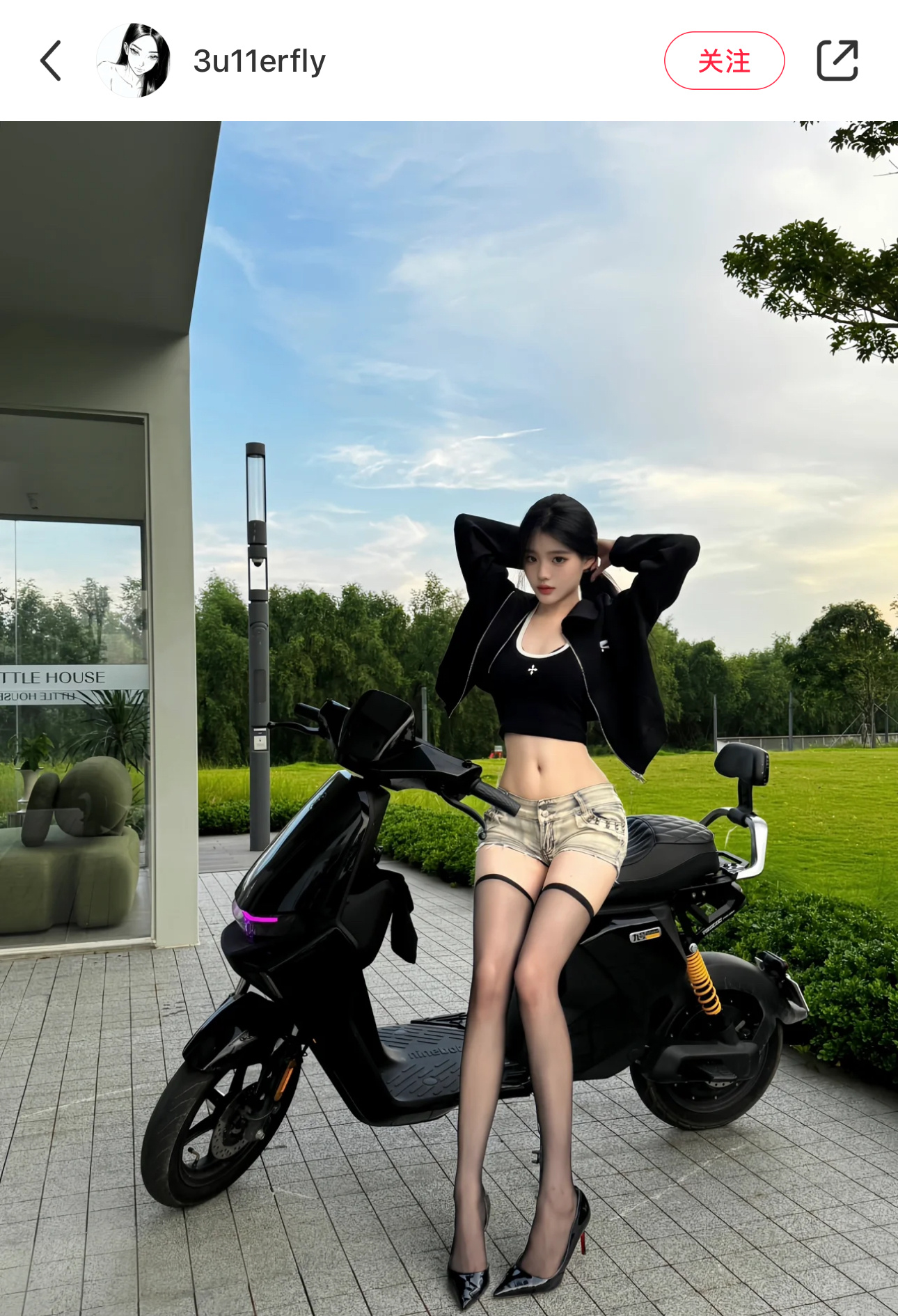 不知道为什么？九号这个电动车看起来就很好。一定是和模特没有关系的。[doge] 