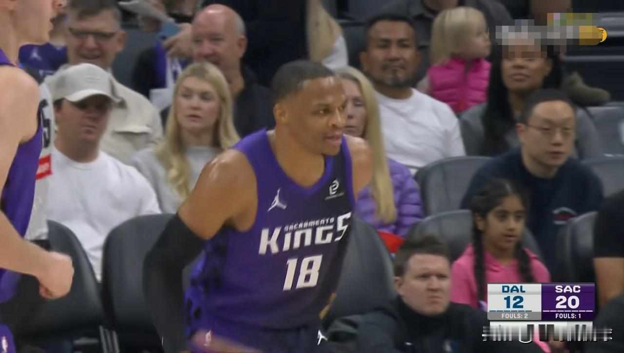 国王球星威斯布鲁克真是太会说话了！在今天国王主场以113：107力克独行侠的比赛