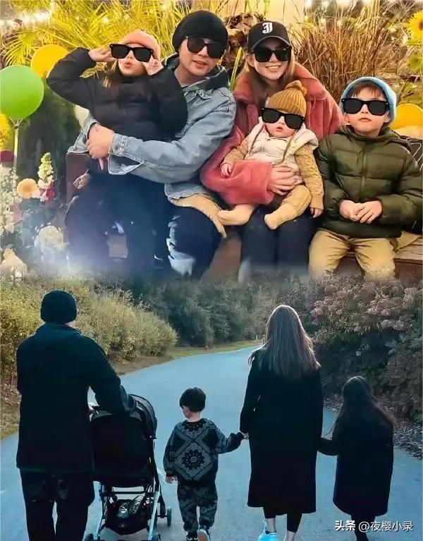 周杰伦昆凌又撒糖！一家五口背影同框，牵手并肩、温馨到发光！[福][福]