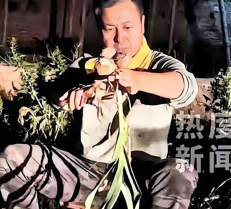 泪目！山东菏泽，一男子曾帮岳母收蒜忙到晚上十点，只因妻子临终前托付，要好好照顾年