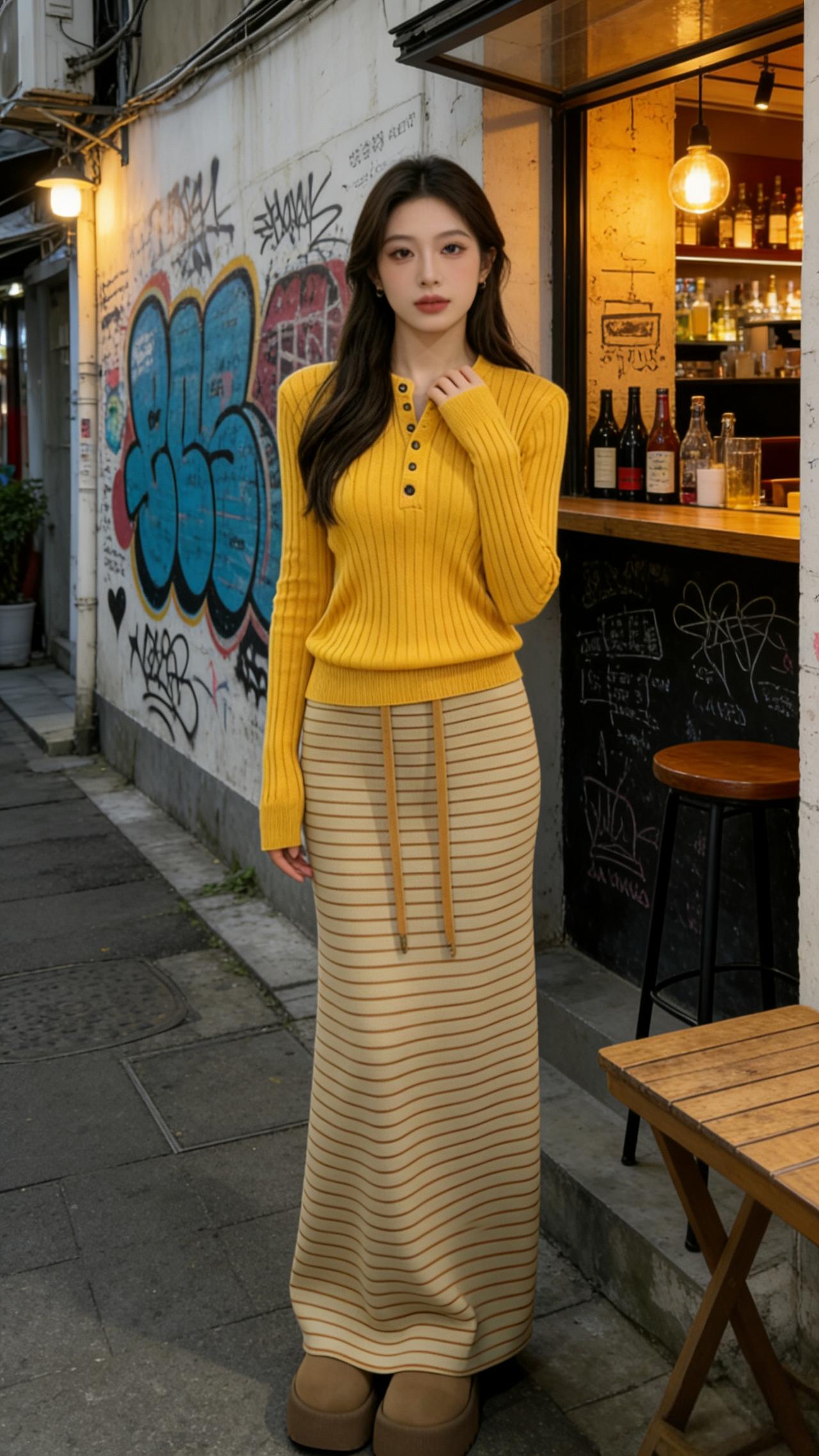 针织衫穿搭技巧轻松摆脱路人感冬日气质穿搭还得看我新年战袍我先手搓上了过年回家穿哪