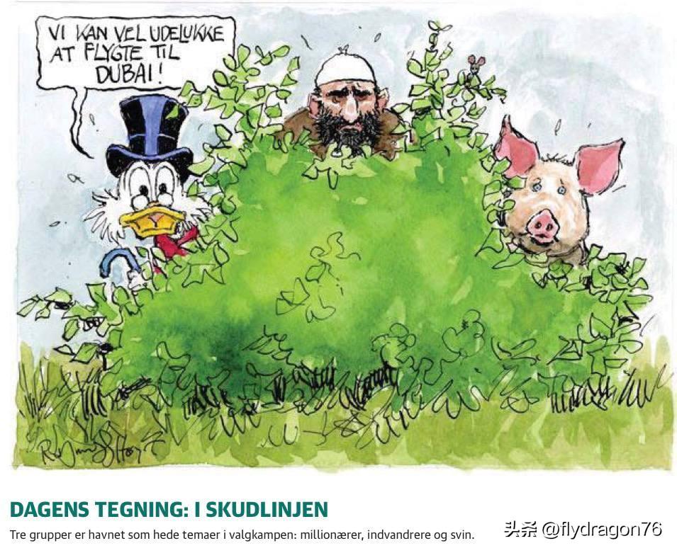 🇩🇰《风口浪尖》

目前，丹麦正如火如荼地进行选举活动。《日德兰邮报》指出，