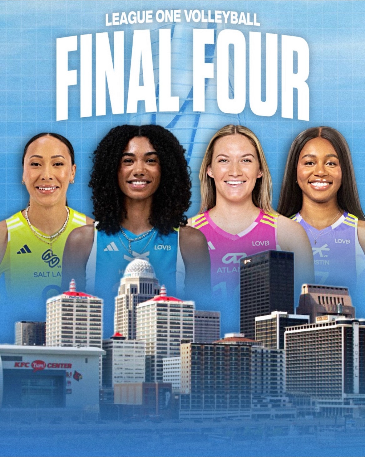 美国联赛四强产生，休斯顿、亚特兰大、奥斯丁和盐湖城，将在下周于路易斯维尔参加半决