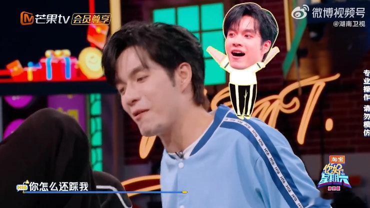 张颜齐就不应该心疼老己你好星期六“麦克风抢夺战”现场，张颜齐和王琳凯抢得火花四溅