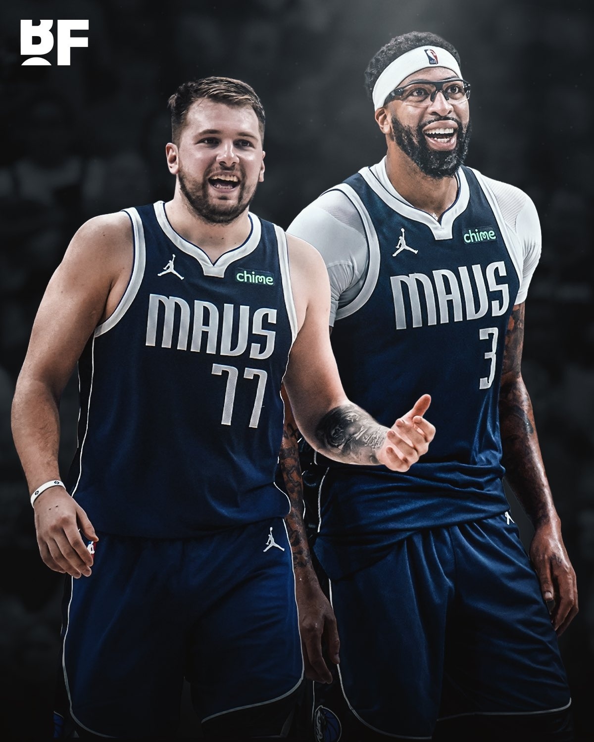 NBA 浓眉说他一直梦想着能和卢卡·东契奇一起打球，而且他以为达拉斯交易他来就是