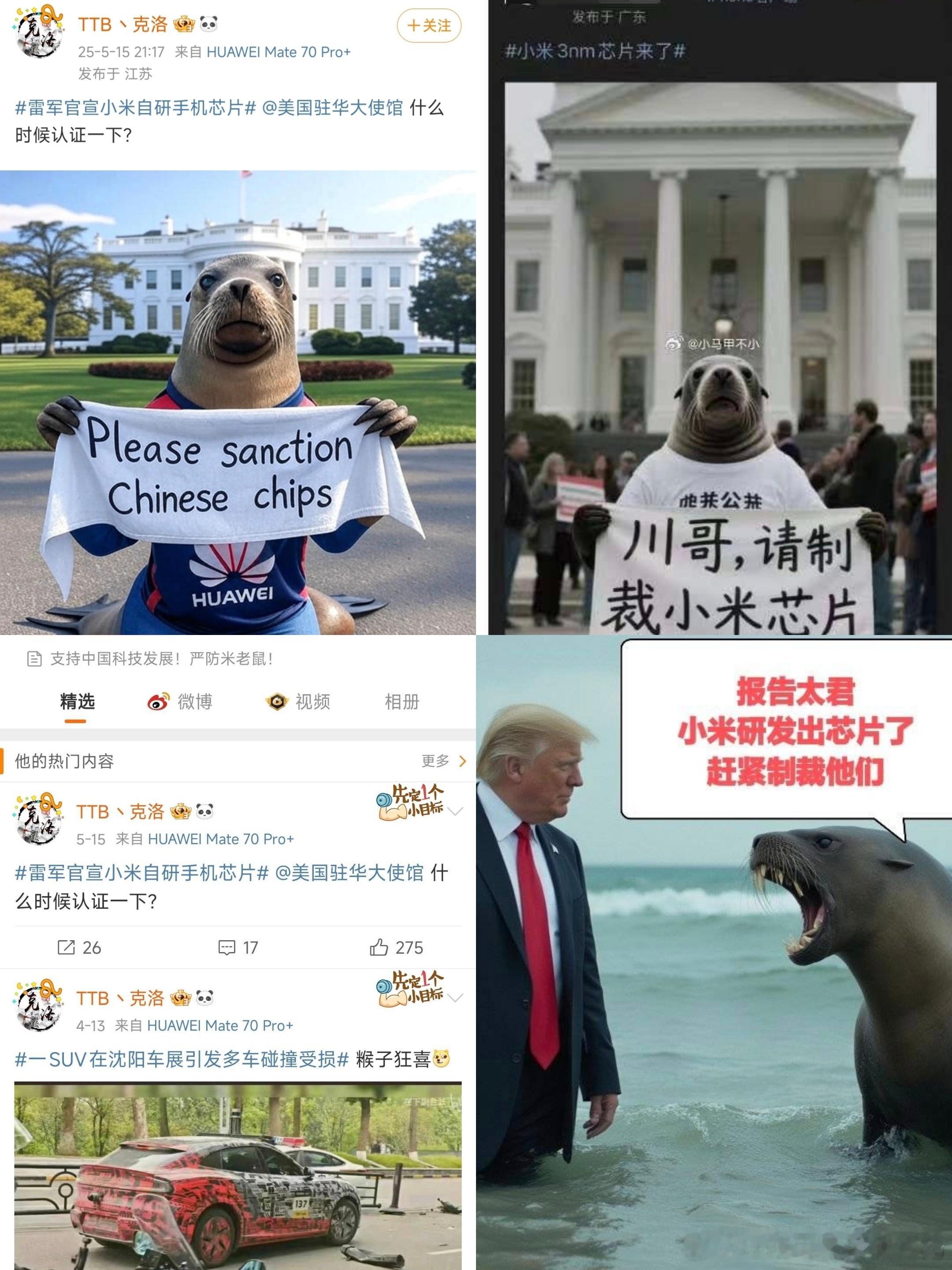 “去美国举报玄戒，让小米收到制裁。”这是一个什么样的群体，才能干出这样的事？ ​