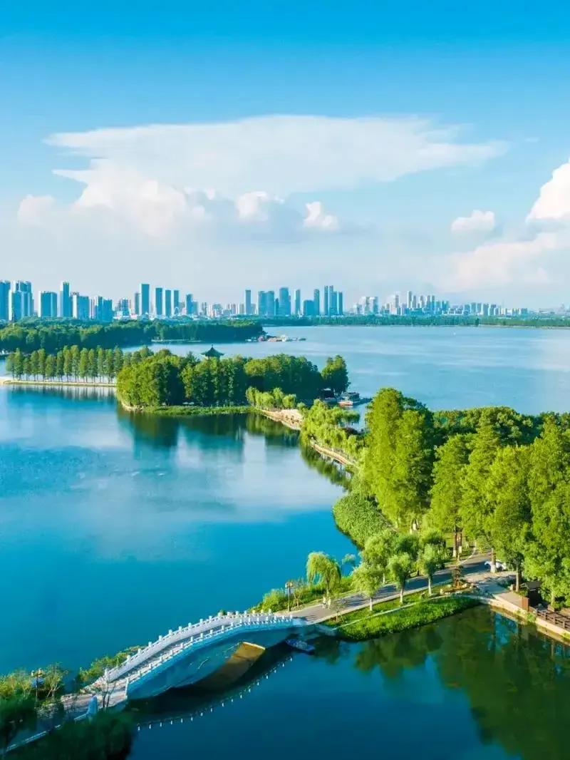 武汉人常说，东湖是城市的“绿心”。可这颗心，跳动了三千年。

你问东湖在哪？就在