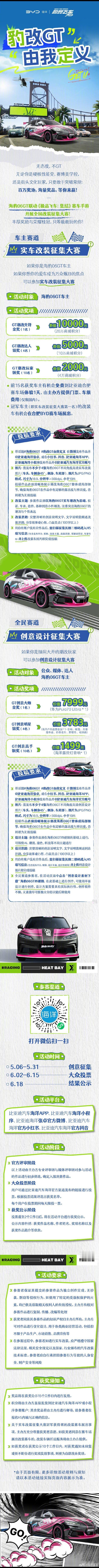 海豹06GT改装大赛火热开启官方喊大家来玩改装车了！！给钱那种[doge][do