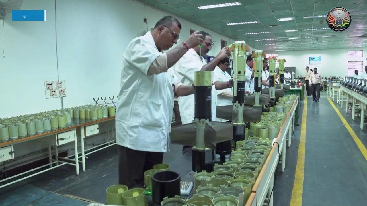 印度巴拉特动力有限公司的反坦克导弹生产线，主要生产引进的俄罗斯9M113M反坦克