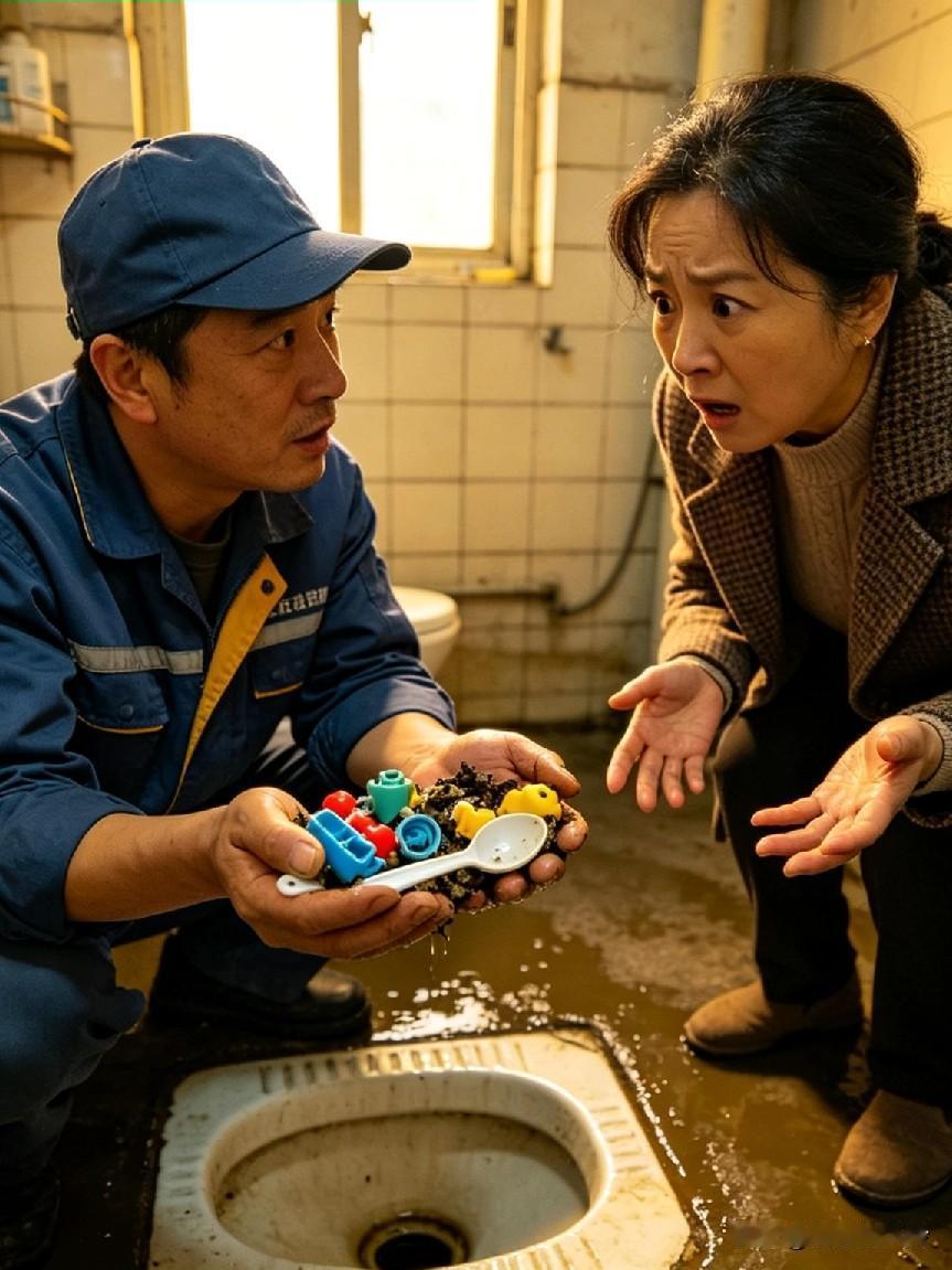 花三百块找人上门通下水道，师傅修完说：你这不是堵，是有“惊喜”！

我家厨房下水