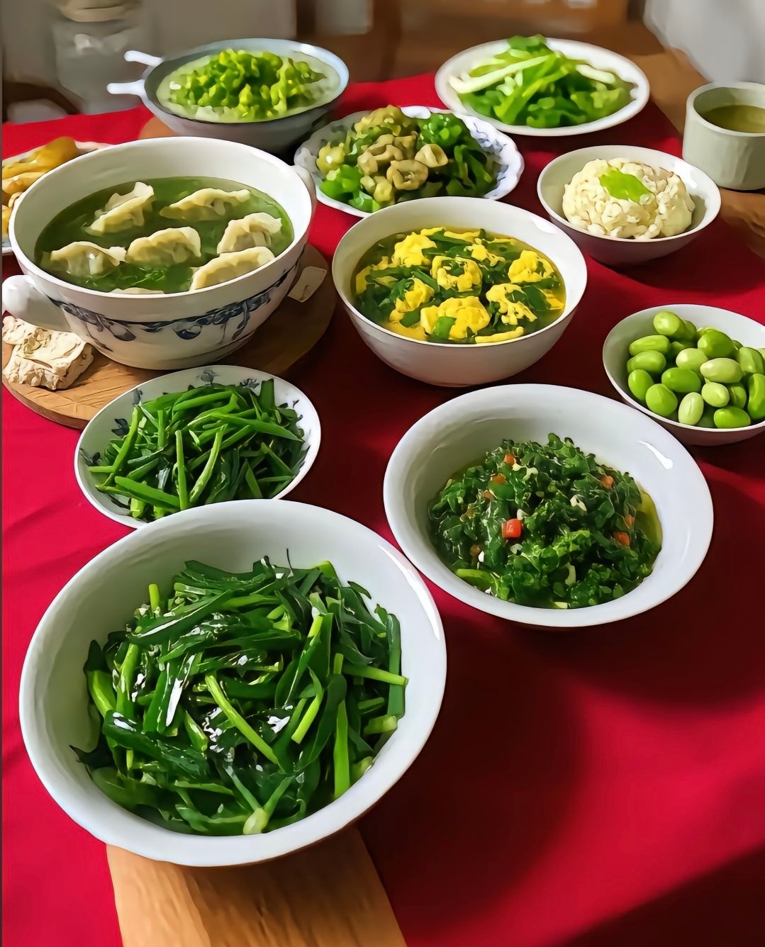 给这桌饭起个内敛且雅致的名字。 