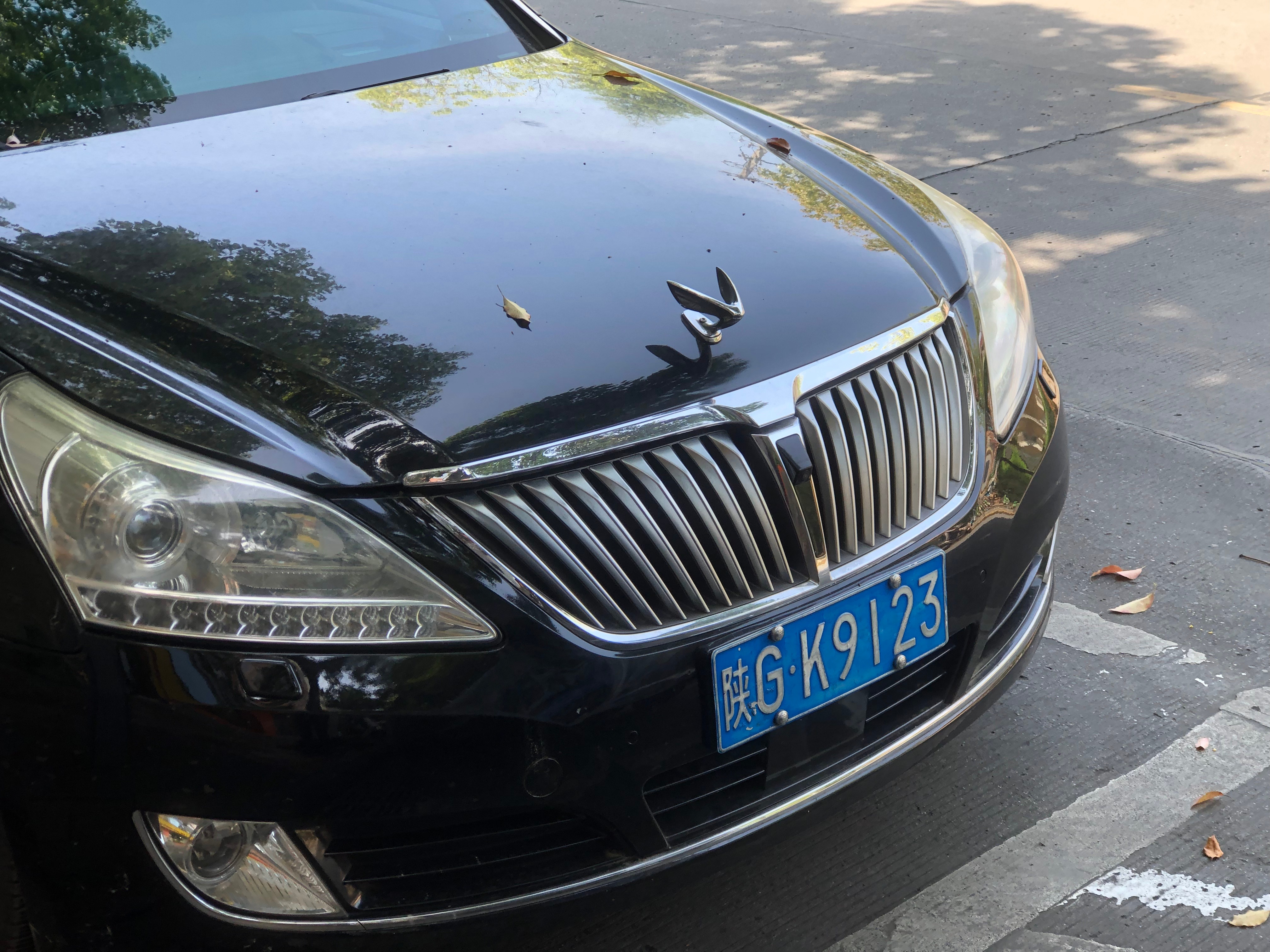 全球车牌 陕GK9123现代雅克士VS380 安康