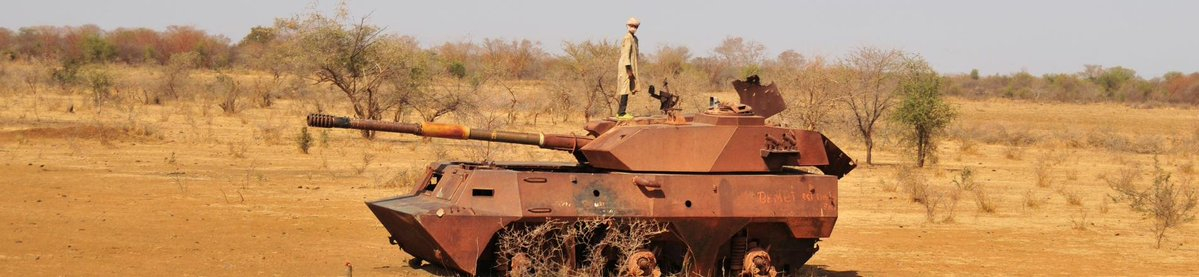 乍得一辆被摧毁的WMA301突击炮 