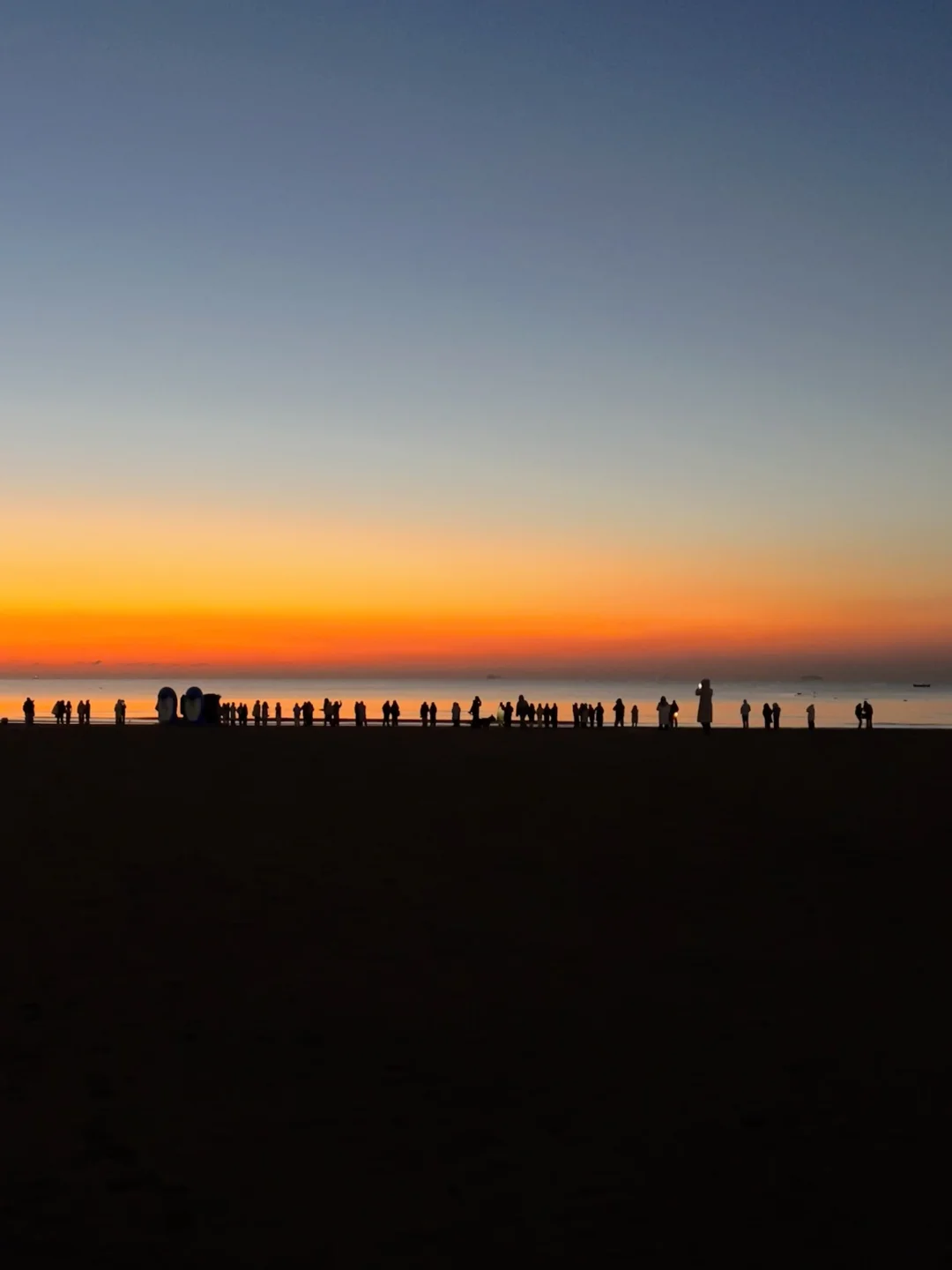 在石老人 看日出复活