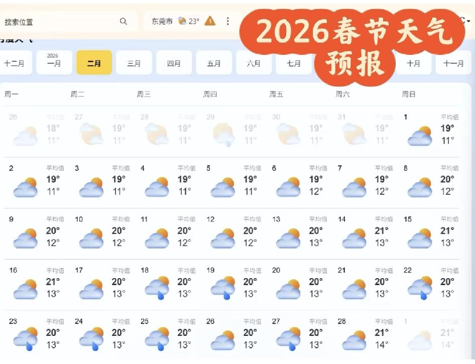 广东2026春节可以穿短袖。

说不信的现在笑笑了，今年广东没有冬天，今天广州最