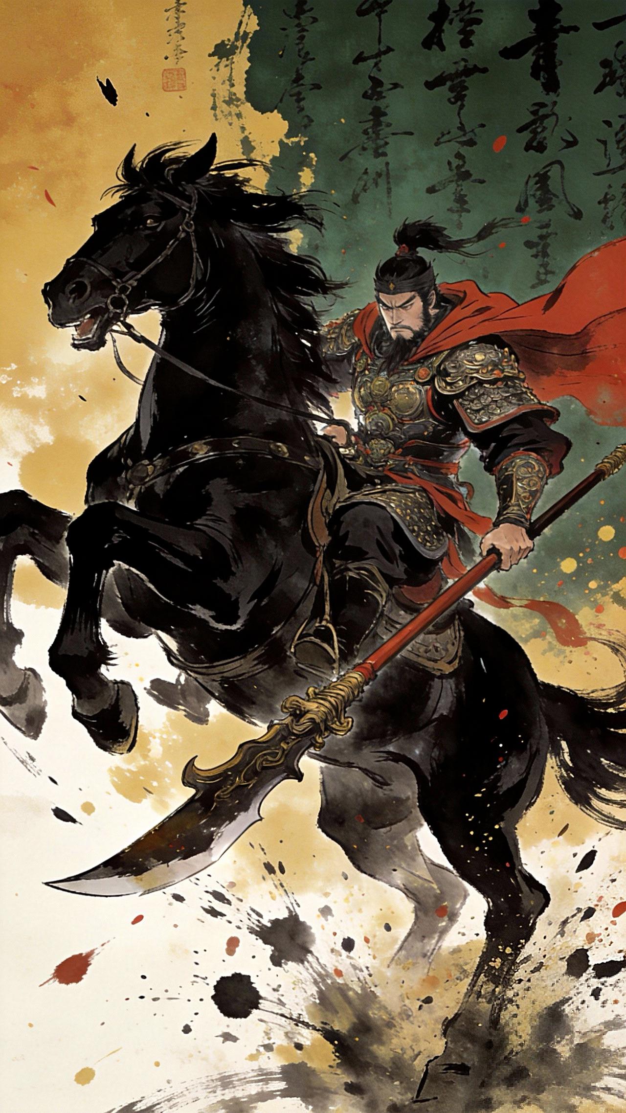 国风手机壁纸“武”