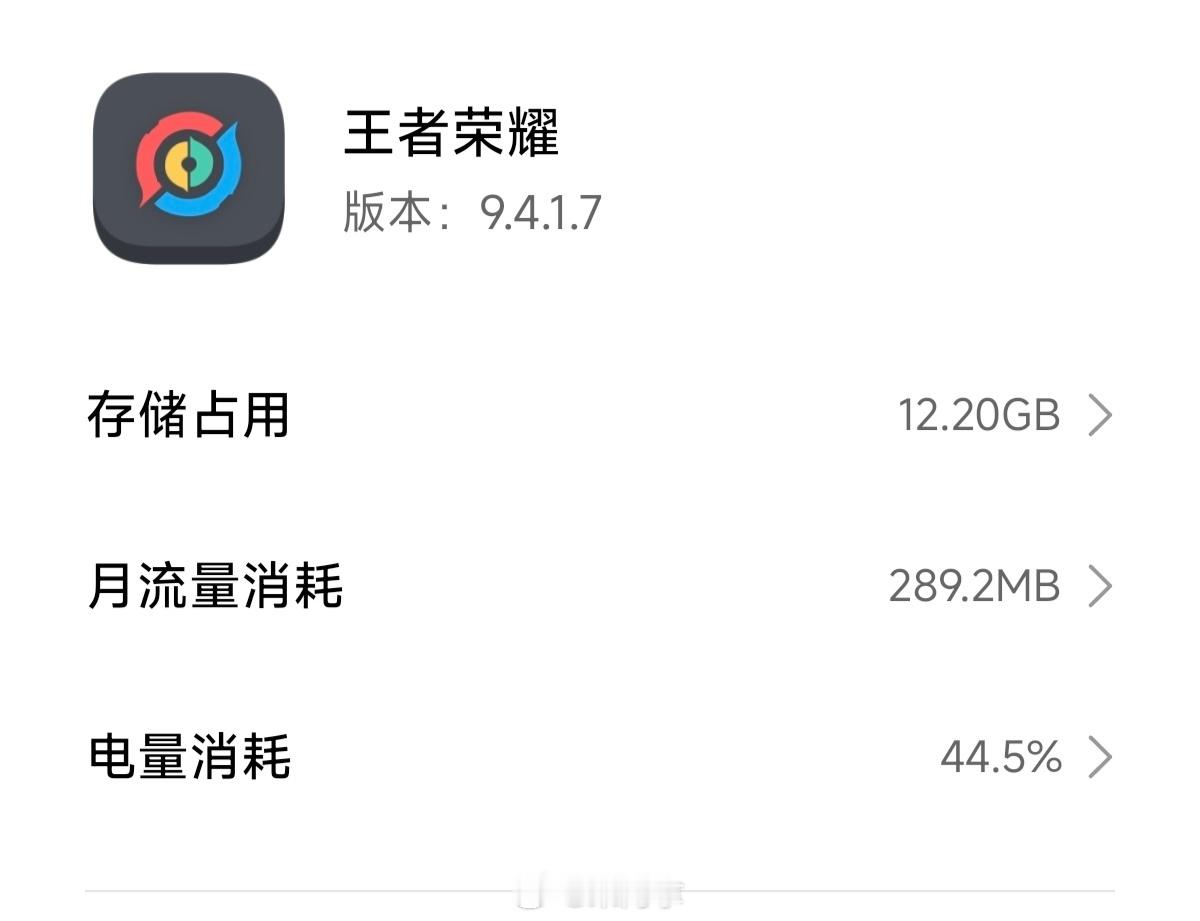 好像真的变小了，你们的呢？#王者荣耀内存##王者荣耀[超话]# ​​​