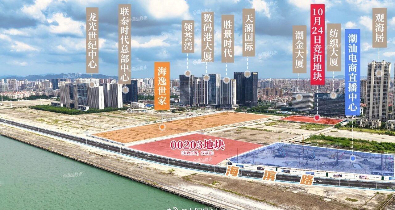 【珠港新城全球玩具中心来了，地块限高170米】
今日（9月24日），汕头市自然资