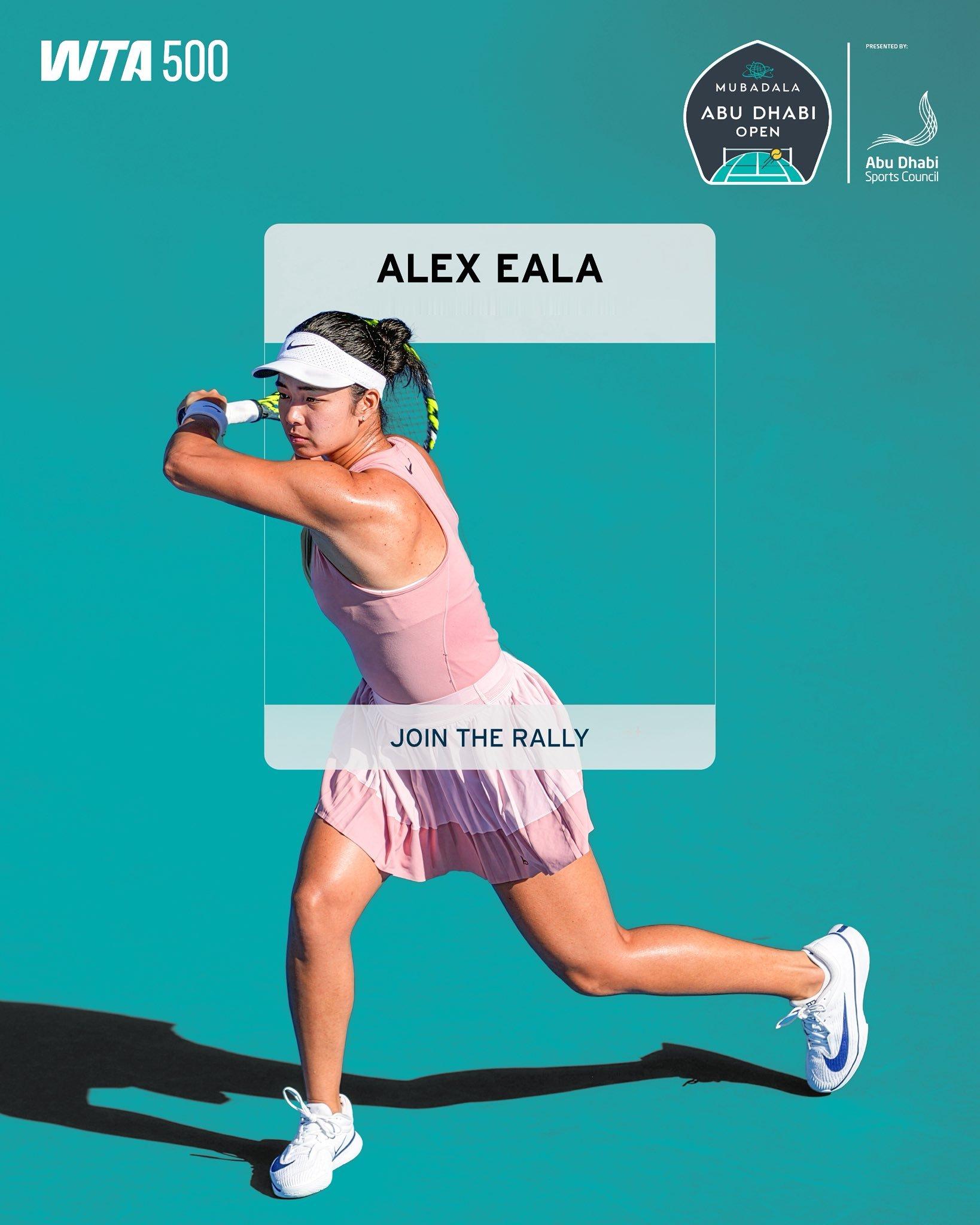 阿布扎比500赛把首张外卡颁发给了伊埃拉，期待她在中东赛季有好的成绩吧。这很澳网