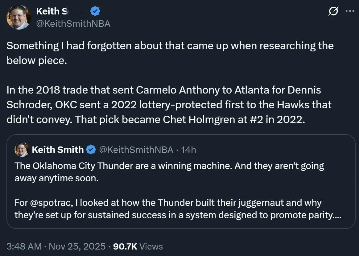 普总在2018年将安东尼送往老鹰换回施罗德的交易中送出了一枚2022年1-14保