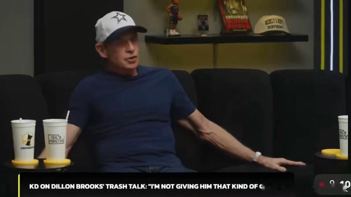 斯基普·贝勒斯说：“恭喜你，狄龙·布鲁克斯，你因为对凯文·杜兰特喷垃圾话、捅了不