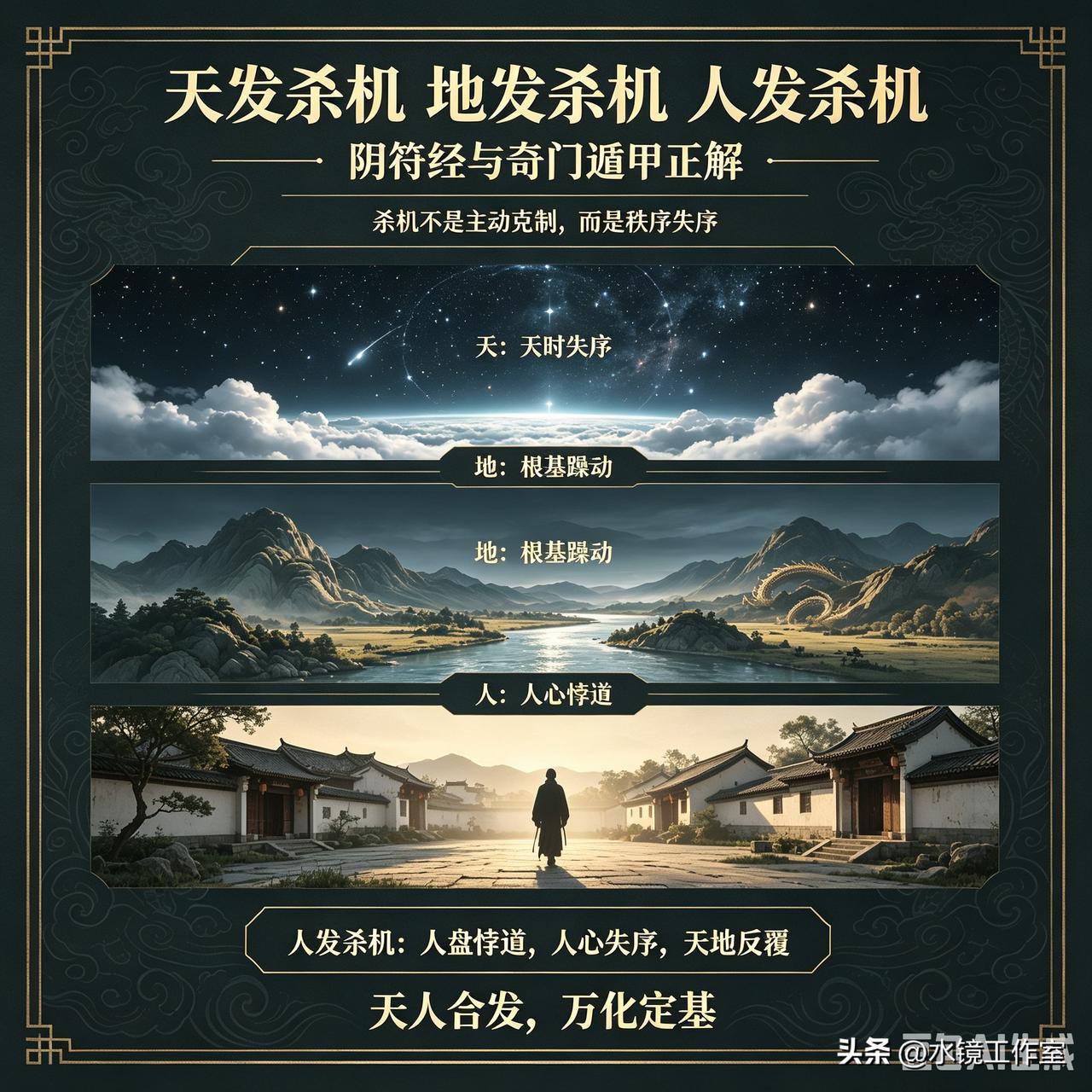 99%的人都理解反了！阴符经三杀机，奇门遁甲正统解读，别再误传千年
 
🔥老话