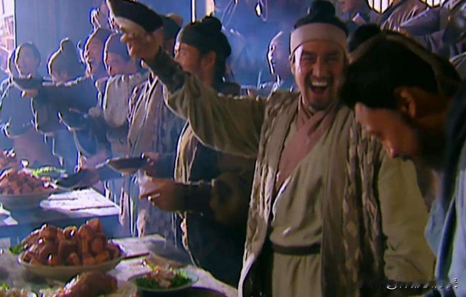 水浒重阳节大会，如果林冲一声吼，在聚义厅噶了宋江，会有人拦住吗？
应该不会。
三