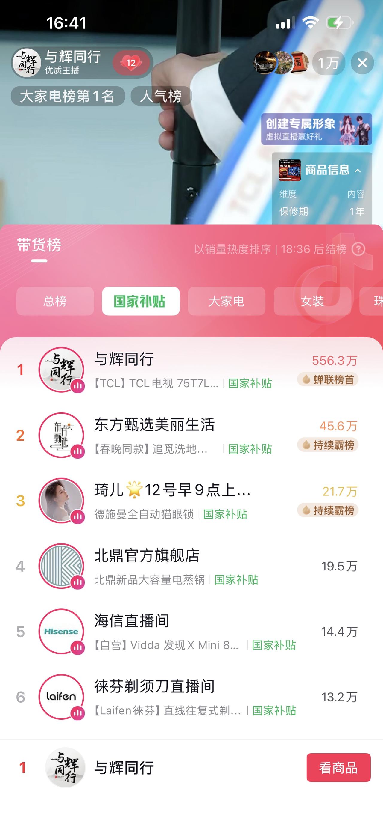 业绩又过了亿，
“群演”们昨晚又要彻夜失眠。
正月里与辉同行业绩每天六千多万，