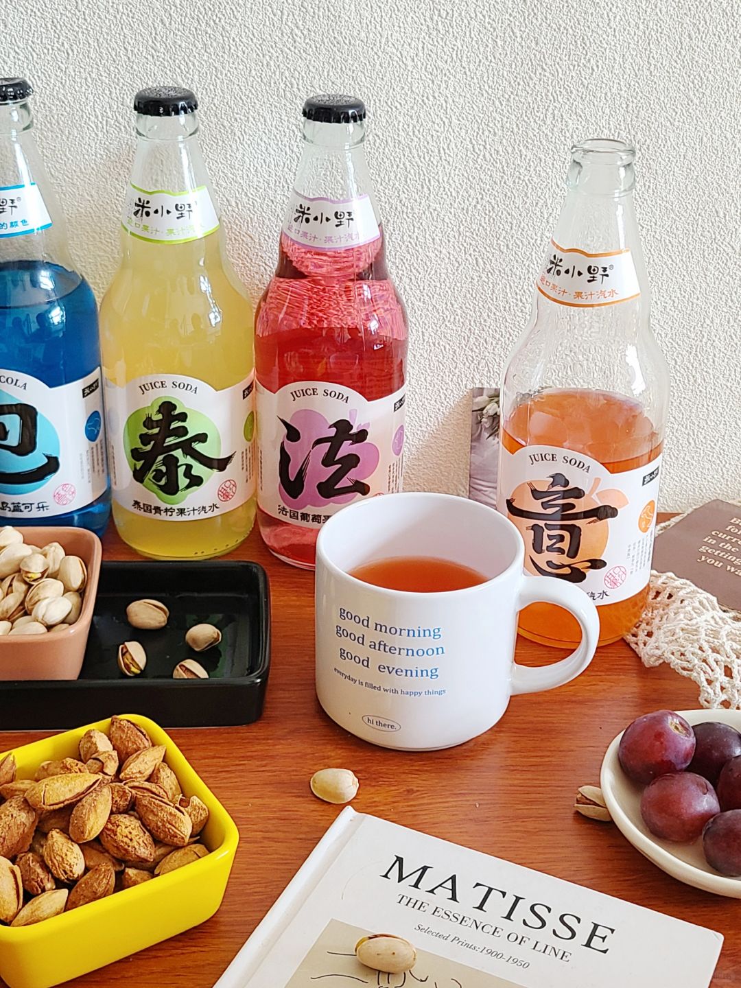 下午茶时光少不了好喝的汽水🙈