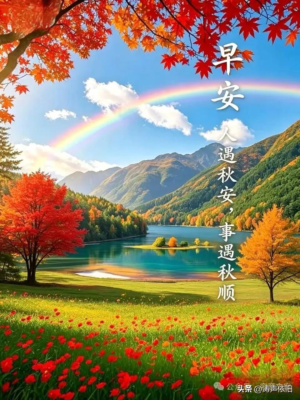 《鹧鸪天·知己怀情》

霜叶翩飞识素秋，
知音相伴意长留。
一声牵挂温心底，
千